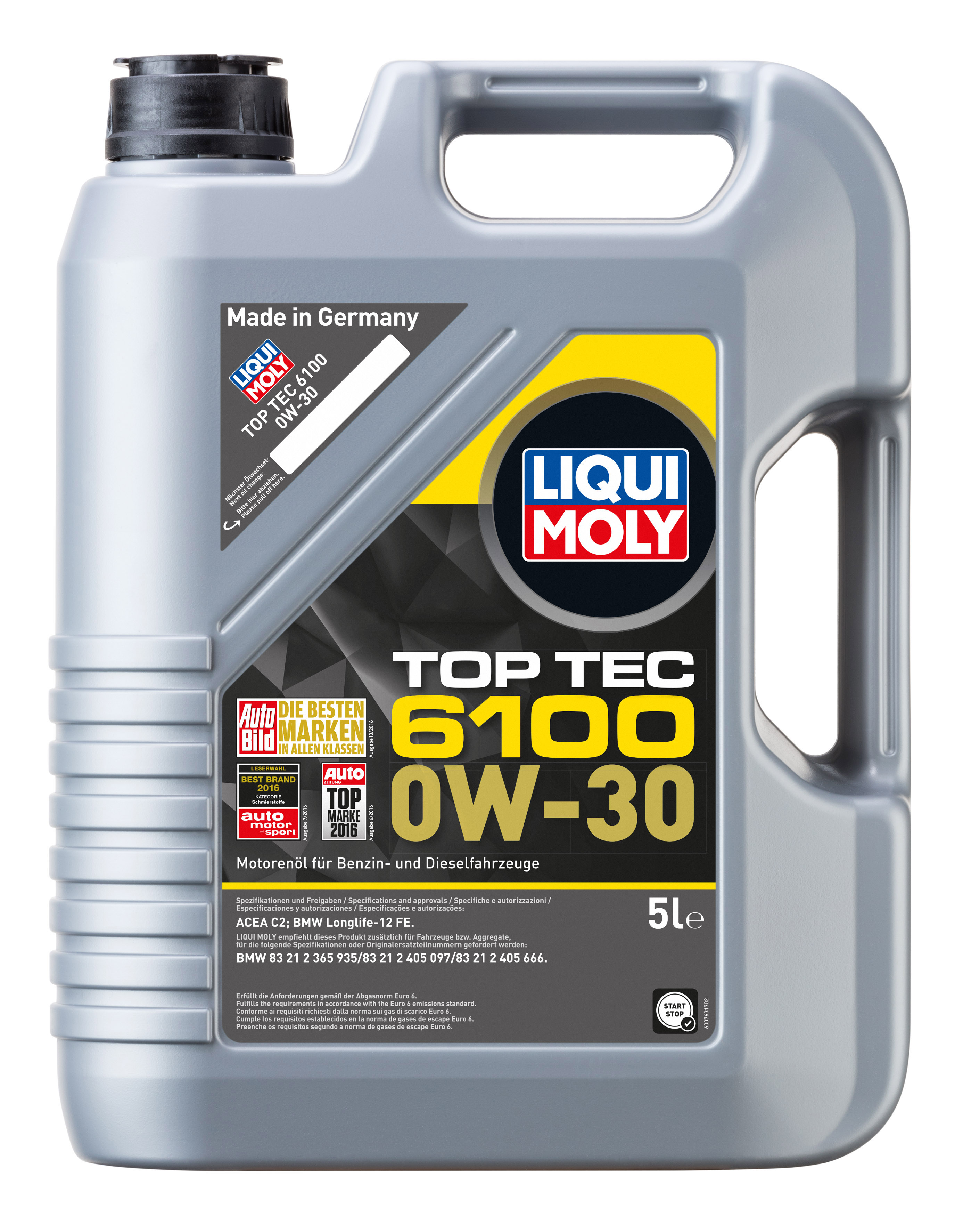 LIQUI MOLY TOP TEC 6100 0W-30 - ALLZU Motorenbau : アルツ