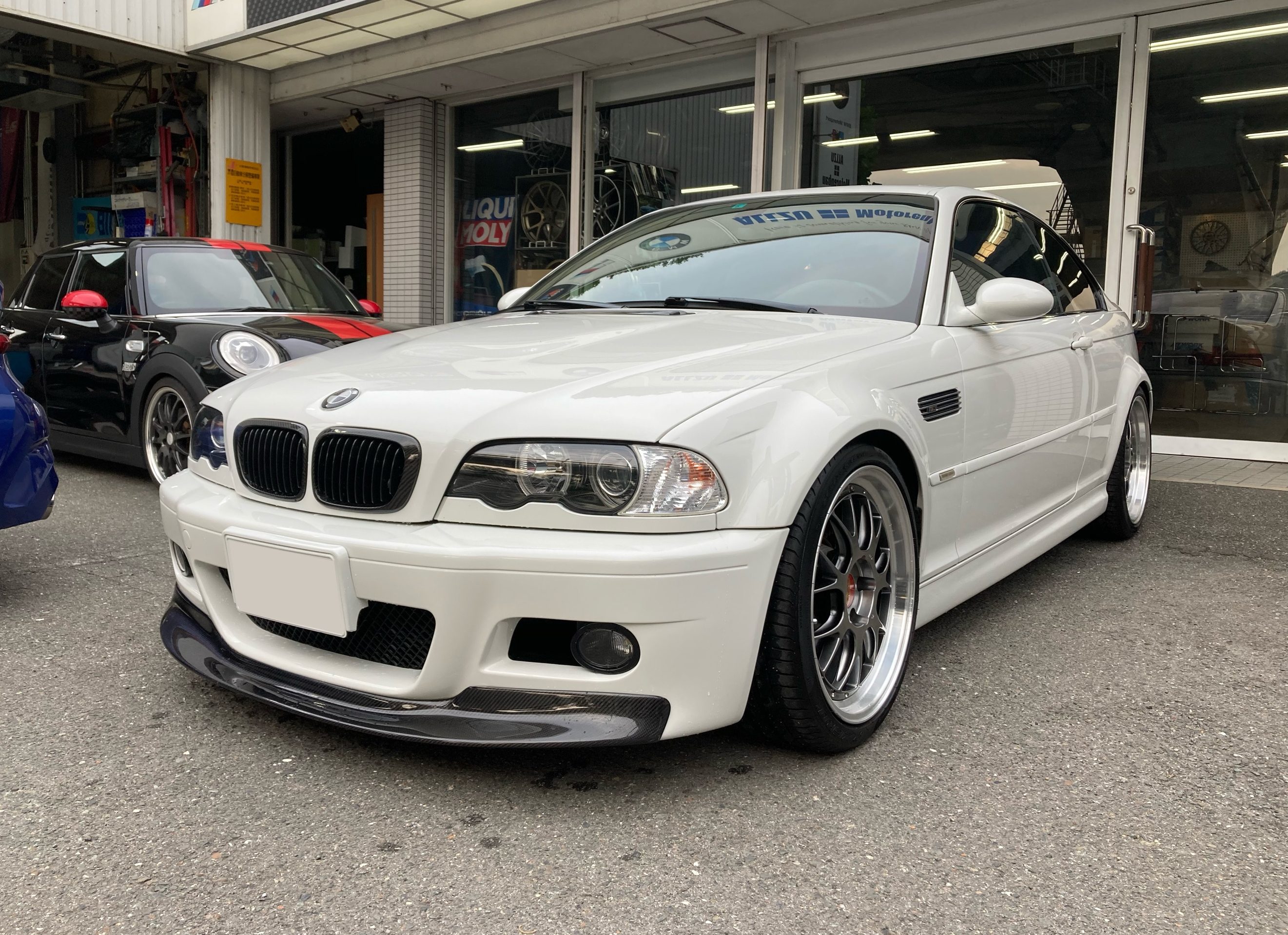 E46 M3 車検整備、Made in リトアニアなIRP SHORT SHIFTER。 ALLZU Motorenbau アルツモト