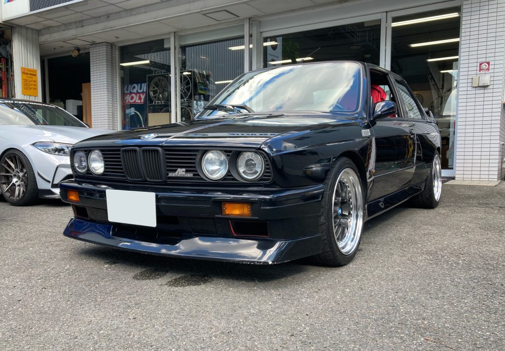 E30 M3 Sport Evolution WORK MEISTER M1 3P 純正センターキャップ仕様