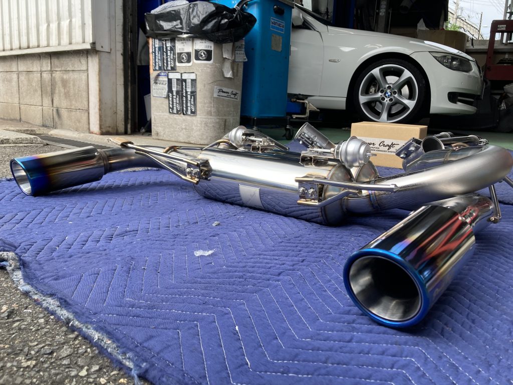 E92 335i Hi-LineにPower Craft Exhaust!!! - ALLZU Motorenbau