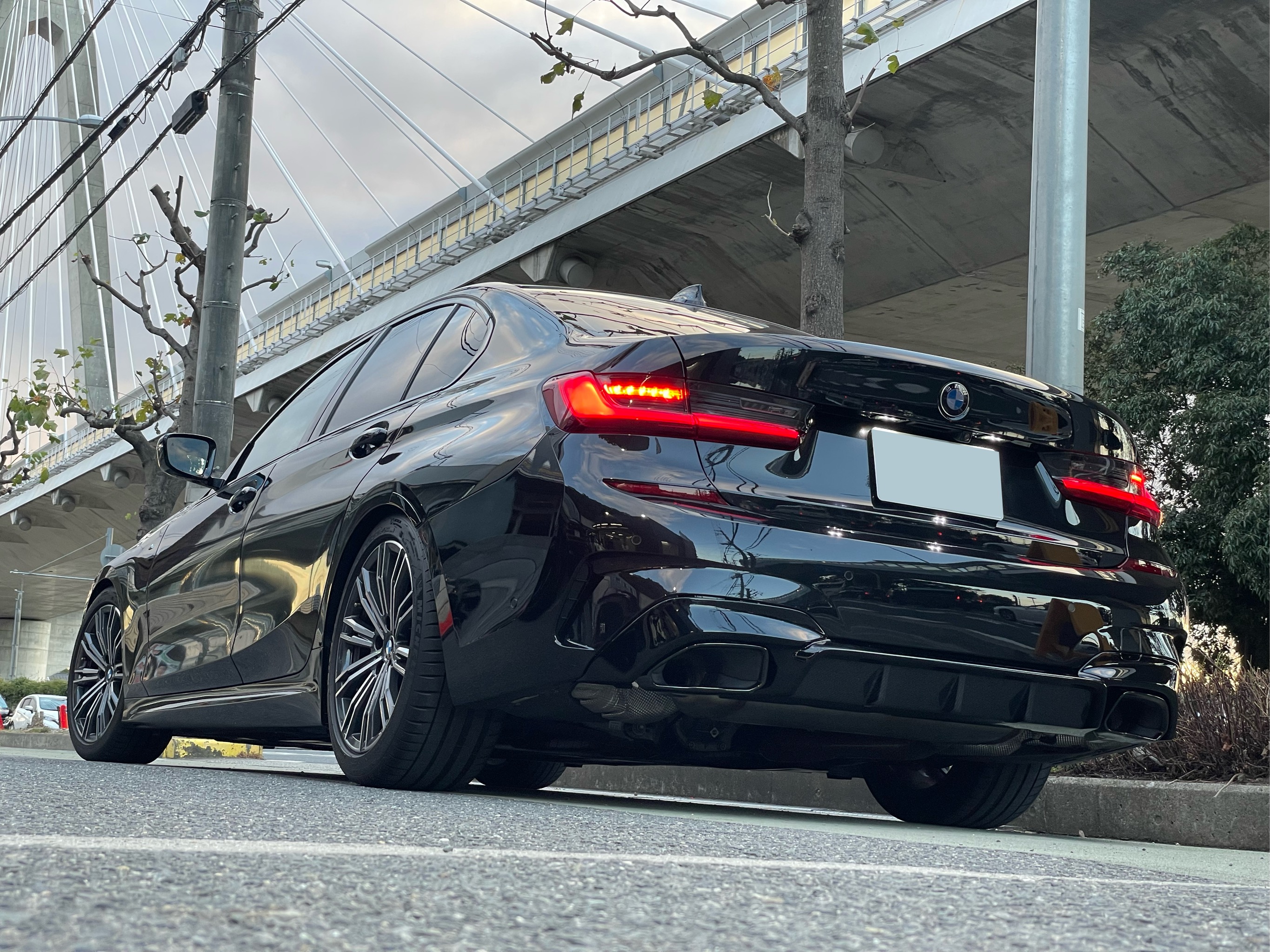 G20 320i Msport end.cc Rear Diffuser FRP × M340テールエンドでM340