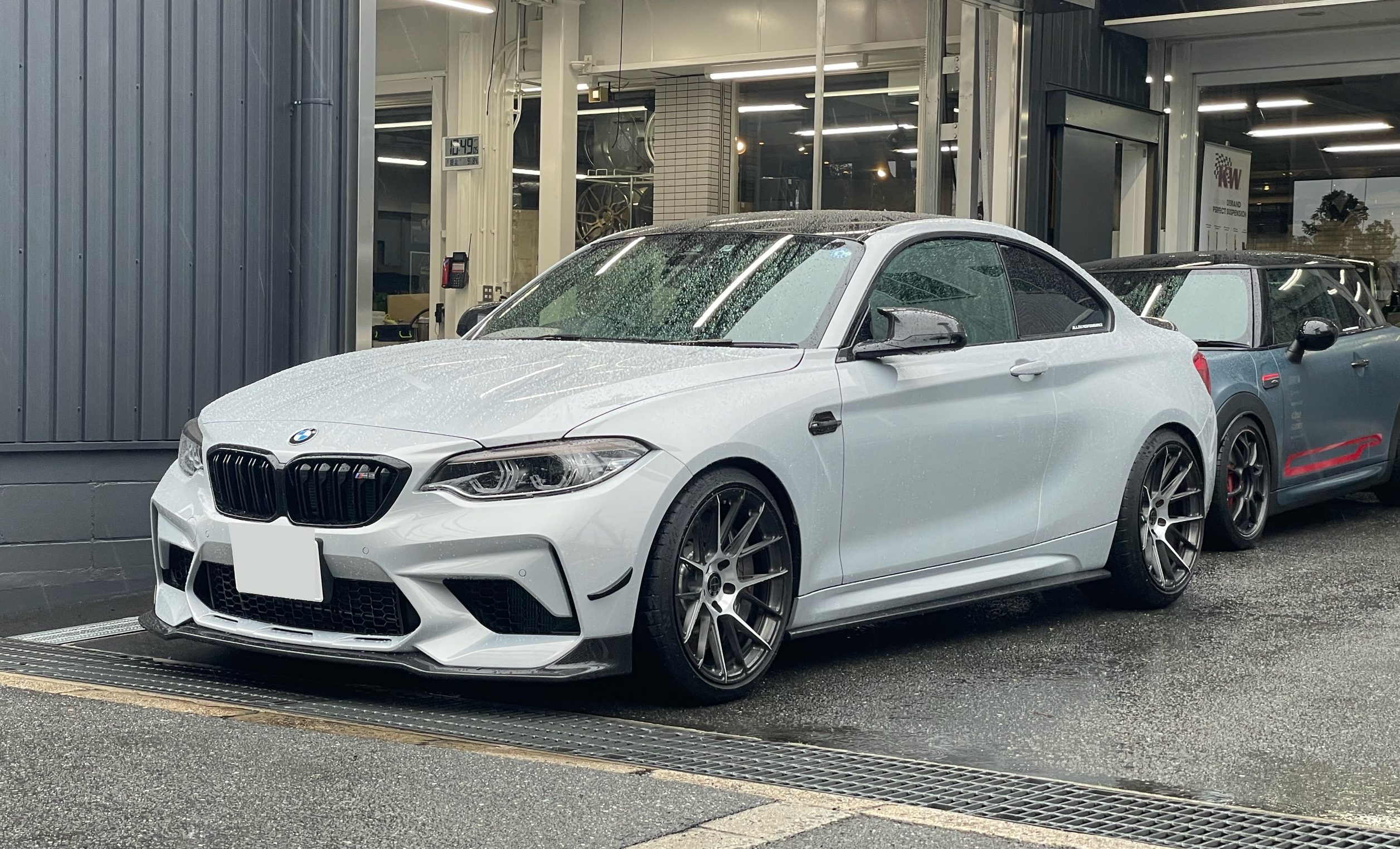 BMW F87 M2コンペティションのリアバンパーです。 F87 M2