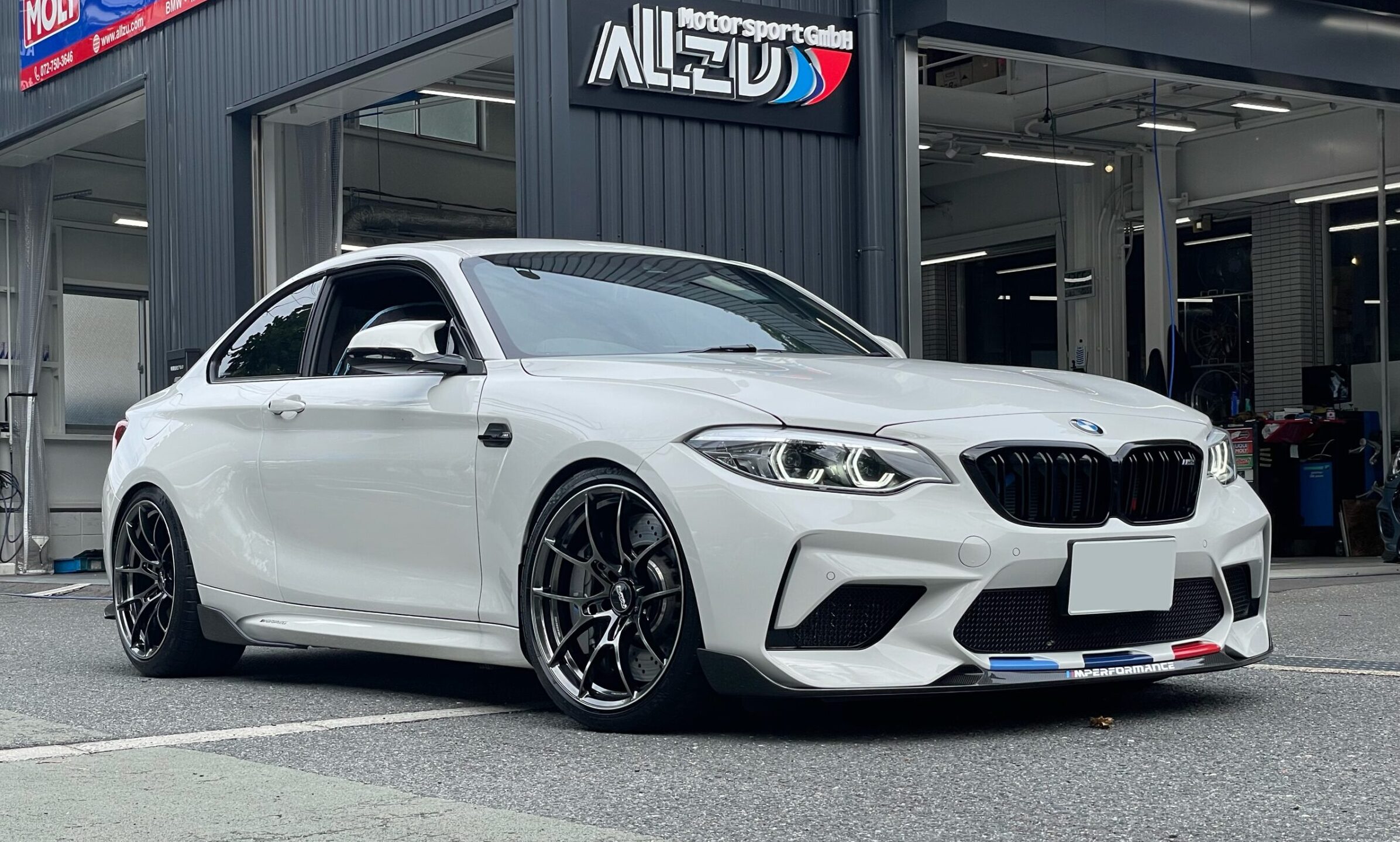 F87 M2 Competition に RAYS VOLKRACING G025！ - ALLZU Motorenbau