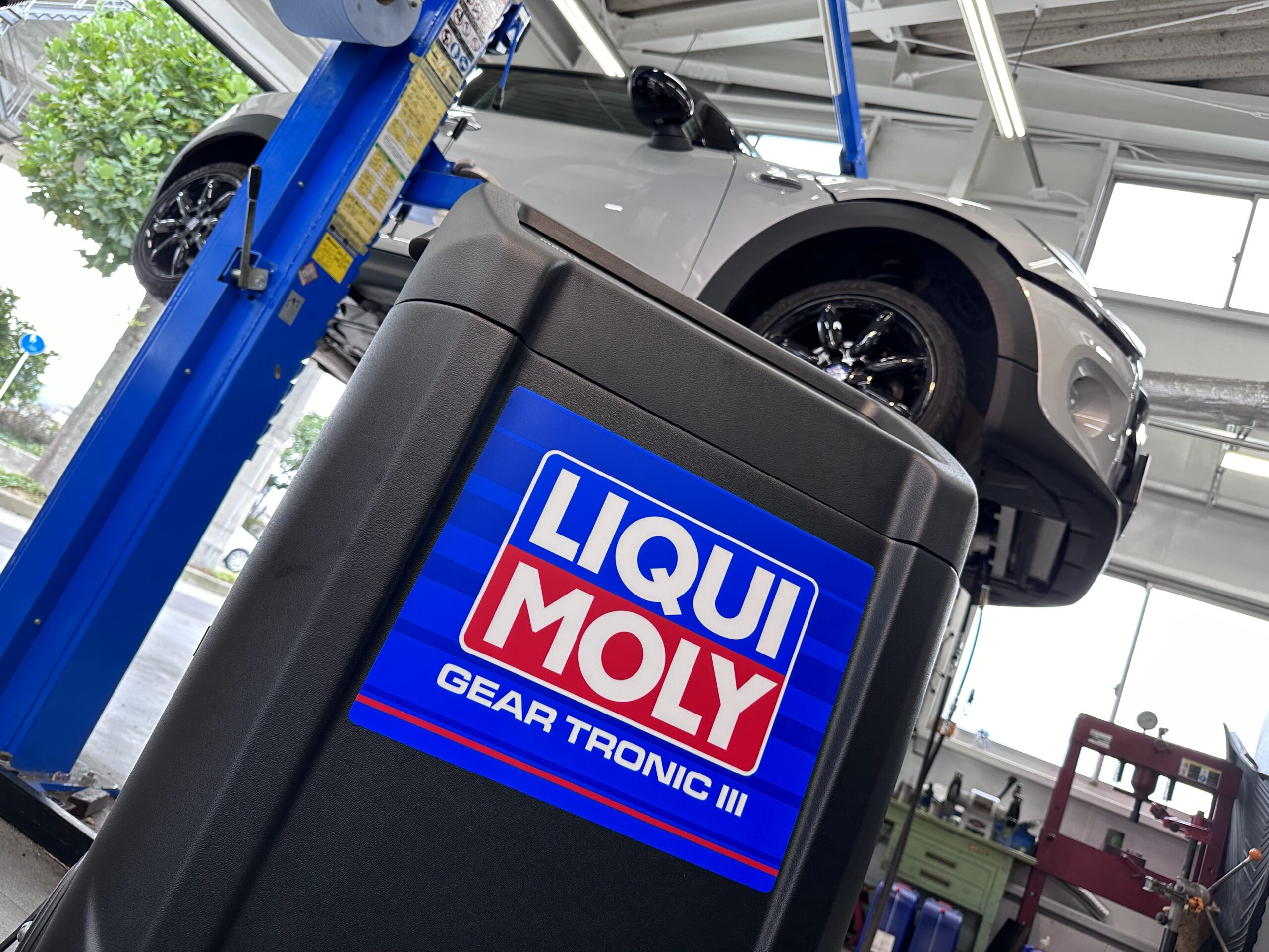 F系MINI、F系横置きエンジン6速アイシンAT車両にLIQUI MOLY GEAR TRONICⅢ。 - ALLZU Motorenbau :  アルツモトーレンバウ