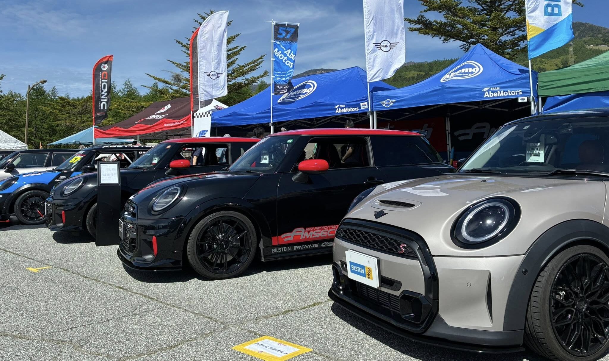 来月7月5日.6日の2日間、阿部商会様のNEW DEMO CAR F66 COOPER S JCW