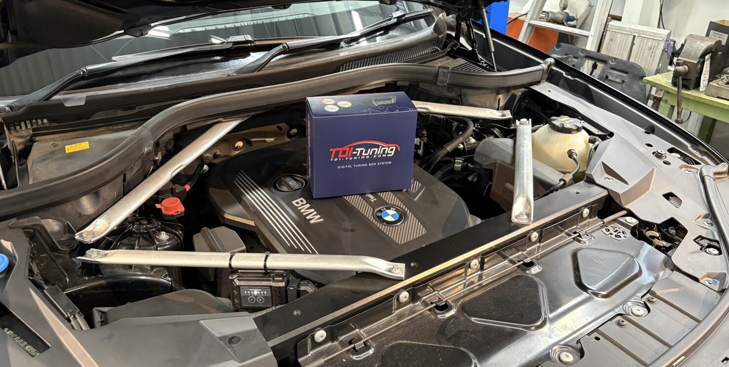 G05 X5 35d Msport に TDI Tuning BOX、クリスタルシフトノブ